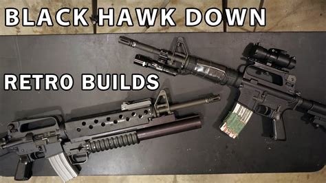 Black hawk down car 15 - Receivers, 7075, Mil Spec Type III Anodizing (will match black lower) M16A1 "NDS" code (NoDak) C7 "A" code (not NoDak) 10.5 inch Barrel, 1:8, 4150, Nitride, .750 at block, M4 feed ramps (will work with non-M4 lowers) Tear Drop Forward Assist; Original style straight Slip Ring (not Delta), Original colt; Round CAR-15 Handguards - authentic style ... 